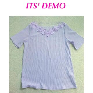 イッツデモ(ITS'DEMO)のITS' DEMO(イッツデモ) レースカットソー(カットソー(半袖/袖なし))