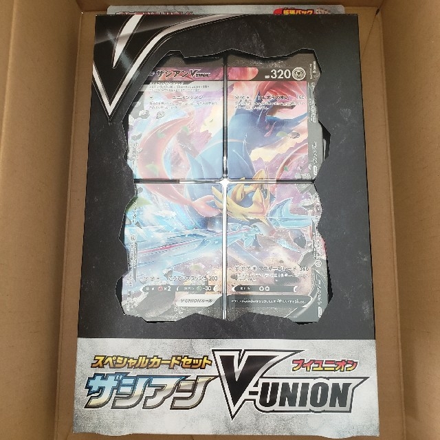 値下げ ポケモンカード スペシャルカードセット ザシアンV-UNION エンタメ/ホビーのトレーディングカード(Box/デッキ/パック)の商品写真