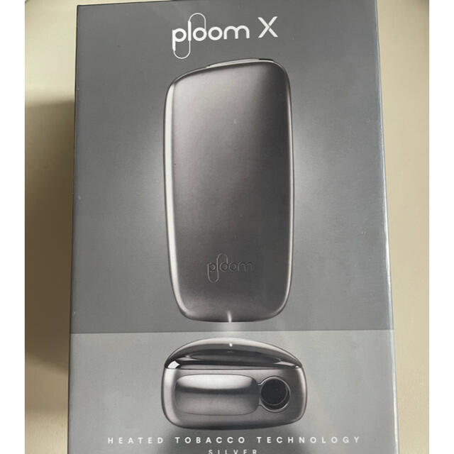 PloomTECH(プルームテック)の【新品】ploom X   プルームテックX スターターキット シルバー メンズのファッション小物(タバコグッズ)の商品写真