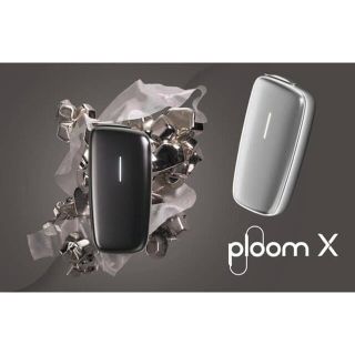 プルームテック(PloomTECH)の【新品】ploom X   プルームテックX スターターキット シルバー(タバコグッズ)