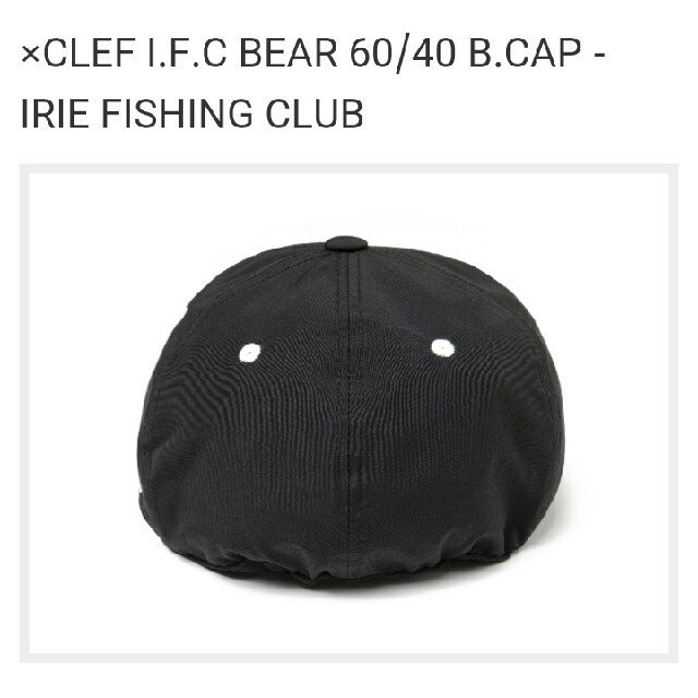IRIE LIFE(アイリーライフ)のCLEF アイリーフィッシングクラブ BEAR 60/40 B.CAP キャップ メンズの帽子(キャップ)の商品写真