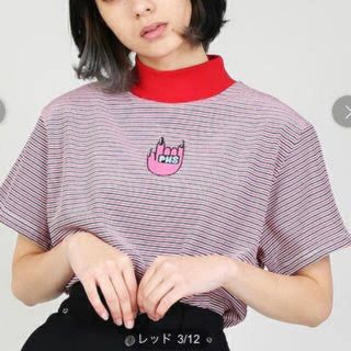 プニュズ(PUNYUS)のPUNYUS 渡辺直美　カラーボーダーハイネックT(Tシャツ(半袖/袖なし))