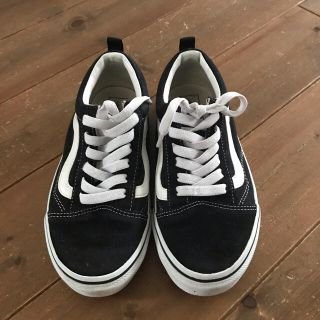 ヴァンズ(VANS)のバンズ オールド スクール ブラック ホワイト　22センチ(スニーカー)