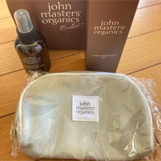 ジョンマスターオーガニック(John Masters Organics)のjohn masters organics ポーチ＆ミニブラシ&トリートメント(ヘアブラシ/クシ)