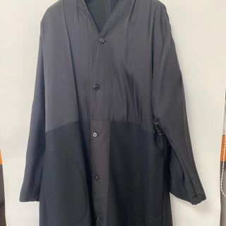 格安 lad musician 18AW ノーカラーコート 美品 付属品完備