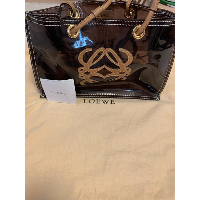 Loewe アナグラム　ビニールトートバッグトートバッグ