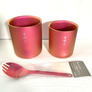 ボタニカルキャンドル バラ かすみ草 スノーピーク マグカップ 雪峰