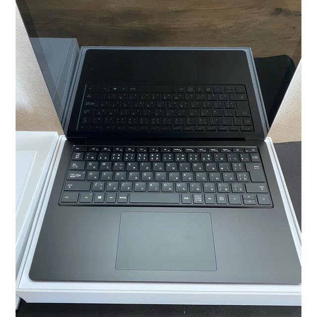 Microsoft(マイクロソフト)のMS SurfaceLaptop3 13.5 ブラック V4C-00039 スマホ/家電/カメラのPC/タブレット(ノートPC)の商品写真
