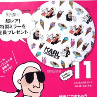 KARL LAGERFELD (カール・ラガーフェルド) ミラー サングラス