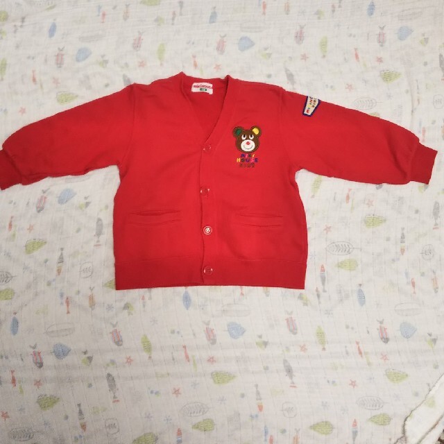 mikihouse(ミキハウス)のMIKI HOUSE カーディガン100サイズ キッズ/ベビー/マタニティのキッズ服男の子用(90cm~)(カーディガン)の商品写真