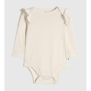 ギャップ(GAP)のBABYGAP ラッフル ミックスマッチ ボディシャツ(ロンパース)