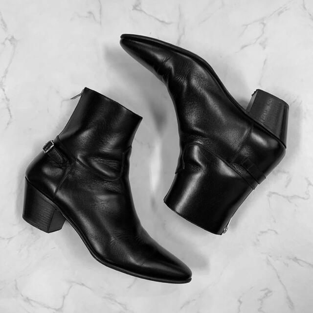 CELINE JACNO 60mm back zipped boots