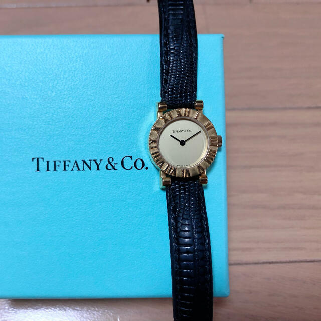Tiffany  18KYGアトラス腕時計♡