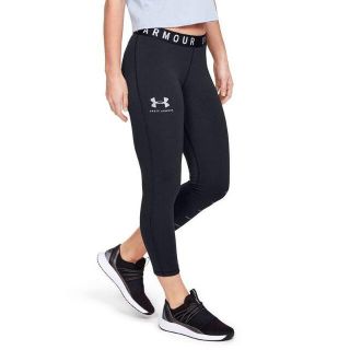 アンダーアーマー(UNDER ARMOUR)のアンダーアーマー 3/4 レギンス L 新品 黒 ブラック スパッツ(レギンス/スパッツ)