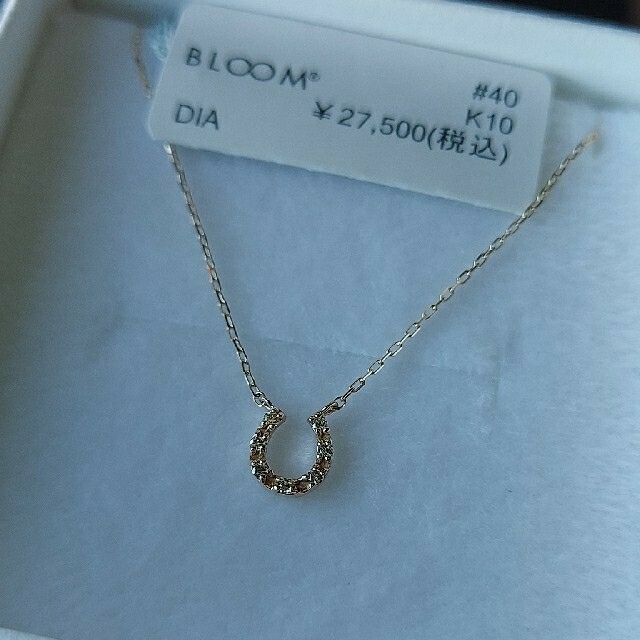 BLOOM(ブルーム)の新品☆BLOOM☆ブルーム☆ダイヤモンドネックレス☆K10☆YG レディースのアクセサリー(ネックレス)の商品写真