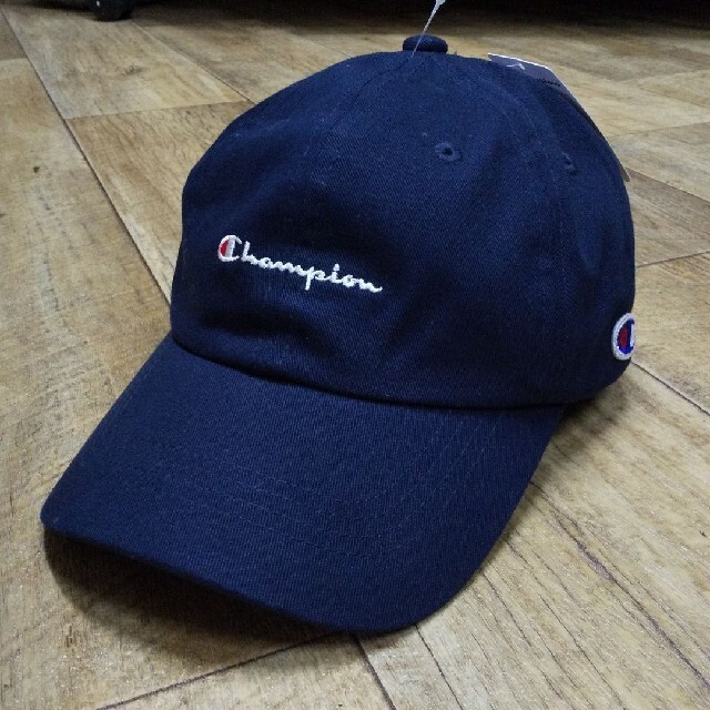 Champion ネイビー Champion 新品 ローキャップの通販 by VIP champion キャップ ネイビー