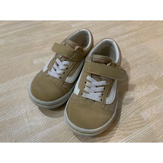 ヴァンズ(VANS)のvans スニーカー　ベージュ　17cm(スニーカー)