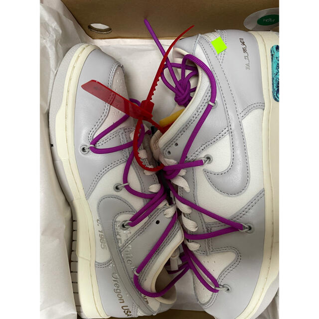 NIKE off-white lot45  dunk low 27.5