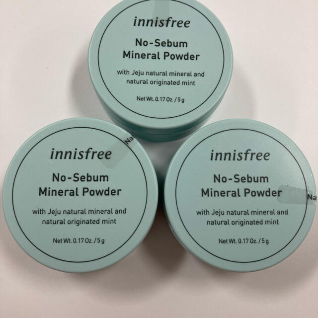 Innisfree(イニスフリー)のイニスフリー ノーセバム ミネラルパウダー 5g X 3個 コスメ/美容のベースメイク/化粧品(フェイスパウダー)の商品写真