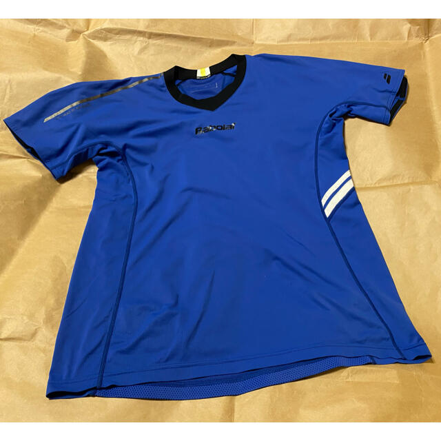 Babolat(バボラ)のバボラBabolatゲームシャツMブルー スポーツ/アウトドアのテニス(ウェア)の商品写真