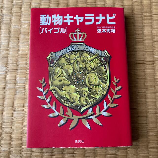 集英社(シュウエイシャ)の動物キャラナビ「バイブル」 エンタメ/ホビーの本(趣味/スポーツ/実用)の商品写真