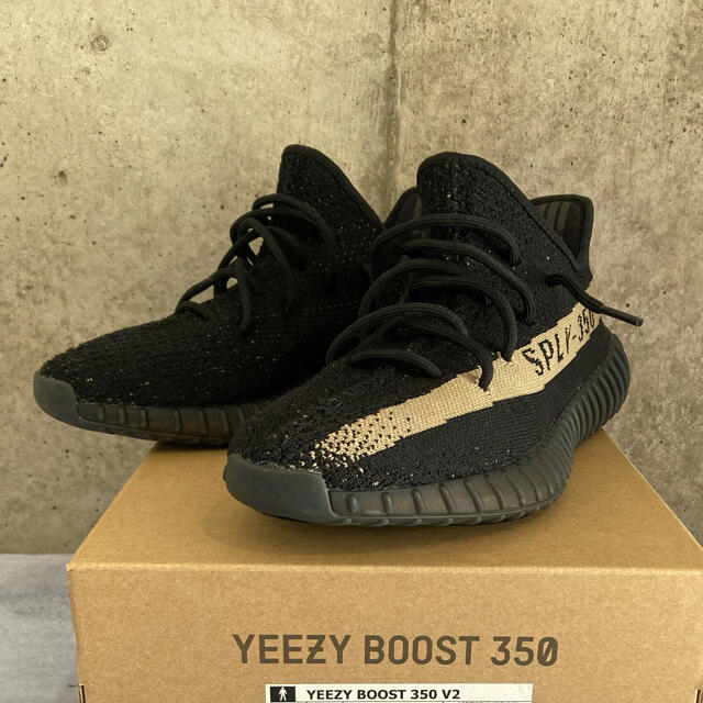 adidas(アディダス)のyeezy boost イージーブースト350 V2 コアブラック グリーン メンズの靴/シューズ(スニーカー)の商品写真