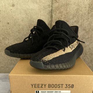 アディダス(adidas)のyeezy boost イージーブースト350 V2 コアブラック グリーン(スニーカー)