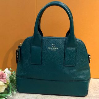 ケイトスペードニューヨーク(kate spade new york)のお値下げ！　ケイトスペード  ハンドバッグ　グリーン(ハンドバッグ)