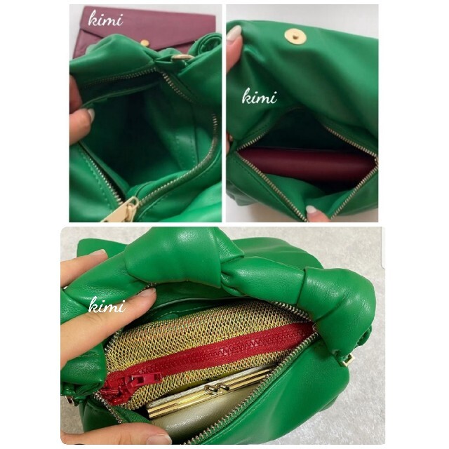 ZARA(ザラ)のZARA 　(グリーン)　ソフトノットクロスボディバッグ　ミニショルダー レディースのバッグ(ショルダーバッグ)の商品写真