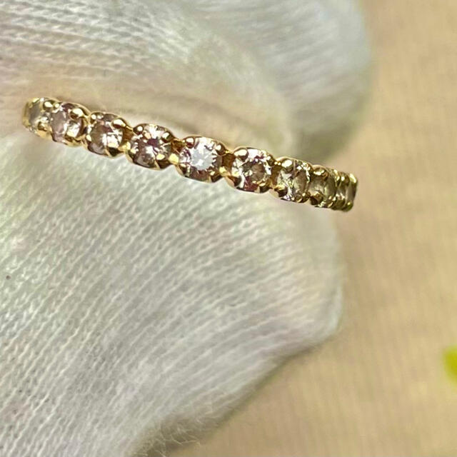 Vendome Aoyama(ヴァンドームアオヤマ)のk18  ハーフエタニティダイヤモンドリング レディースのアクセサリー(リング(指輪))の商品写真