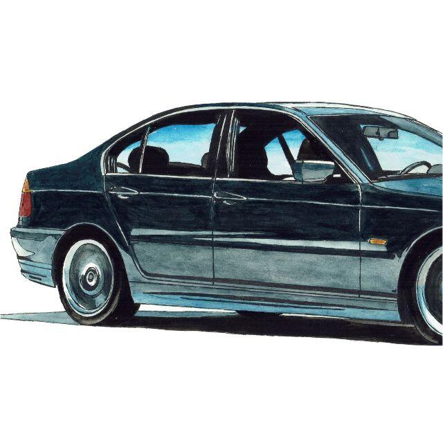 GC-1487 BMW 325/ALPINA B5限定版画サイン額装作家平右ヱ門 3