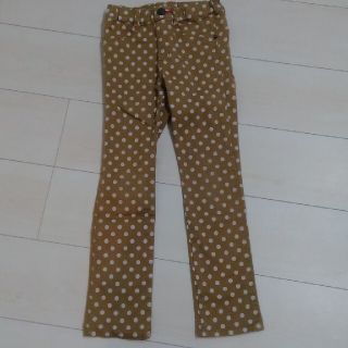 エフオーキッズ(F.O.KIDS)のエフオーキッズ　120　長ズボン　男の子　女の子　茶色　水玉(パンツ/スパッツ)