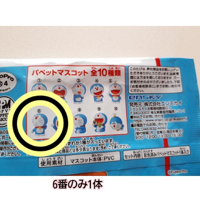 ドラえもん ソフビパペットマスコット 未来デパート限定