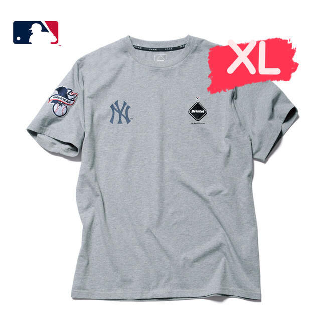 F.C.R.B. MLB TOUR MATCH TEE グレー