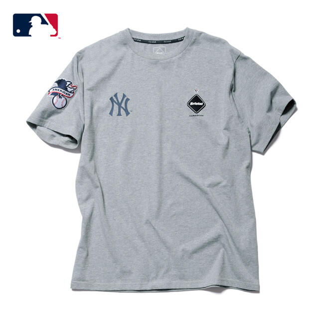 F.C.R.B. MLB TOUR MATCH TEE グレー