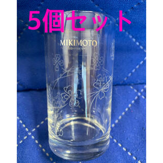 ミキモト(MIKIMOTO)の新品未使用　5個　ミキモト　花柄　グラスセット　MIKIMOTO コップ(グラス/カップ)