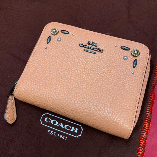 COACH(コーチ)のcoach☆ラウンドジップ折り財布☆未使用 レディースのファッション小物(財布)の商品写真