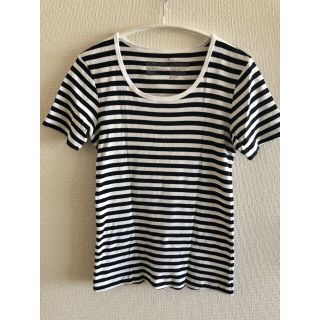 ムジルシリョウヒン(MUJI (無印良品))のお値下げ✨無印良品　ボーダーT(Tシャツ(半袖/袖なし))