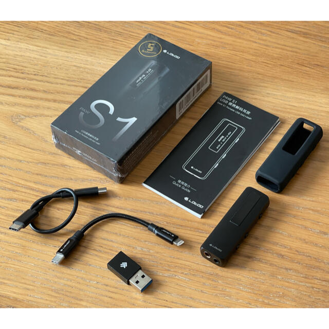 Lotoo PAW S1 DAC USB-C to Lightning ケース付