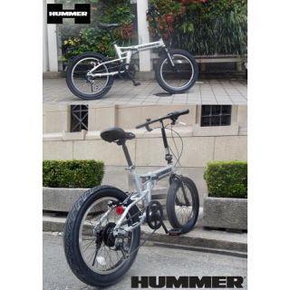 HUMMER - 新品同様 新商品 ハマー 折り畳み自転車 ファットバイク