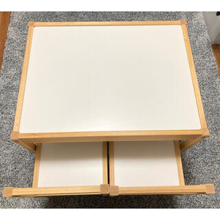 イケア(IKEA)のIKEA LATT レット キッズテーブル チェア2脚(テーブル/チェア)