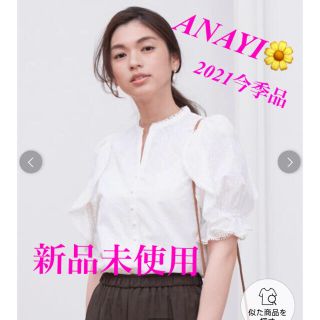 アナイ(ANAYI)のANAYI♡2021晩夏新作【新品未使用】エンブロイダリーブラウス36 Rene(シャツ/ブラウス(半袖/袖なし))