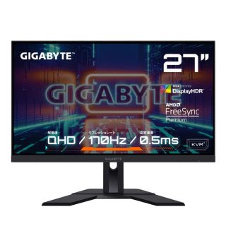 極美品 GIGABYTE  Mシリーズ M27Q ゲーミングモニター(ディスプレイ)