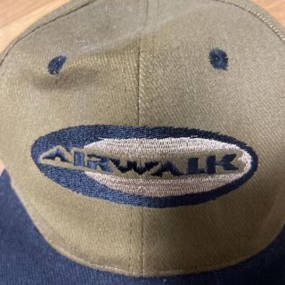 90s USA製 AIRWALK キャップ 黒 帽子 ヴィンテージ ビンテージ