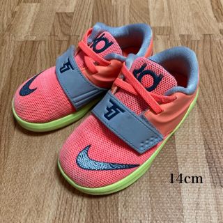 ナイキ(NIKE)のNIKE スニーカー　14cm／オレンジ(スニーカー)