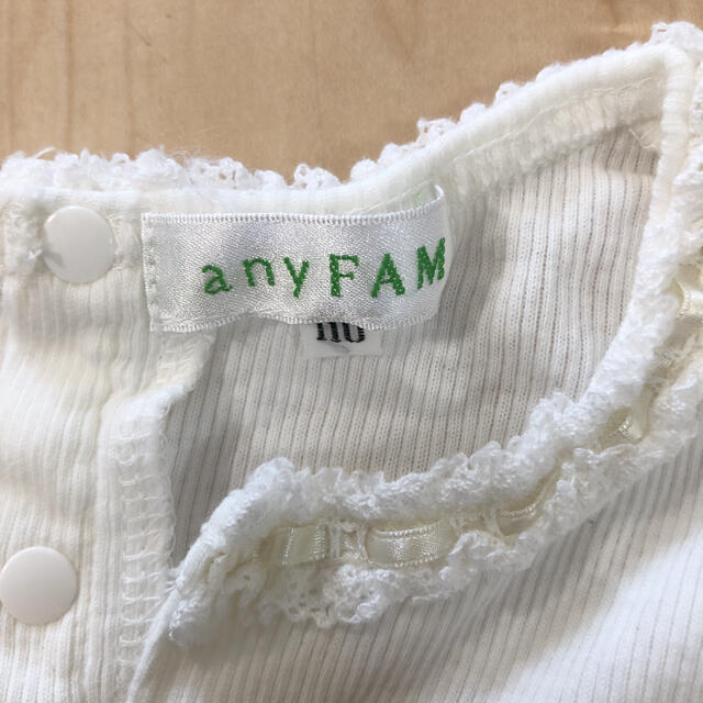 anyFAM(エニィファム)のanyFAM トップス　110 キッズ/ベビー/マタニティのキッズ服女の子用(90cm~)(Tシャツ/カットソー)の商品写真