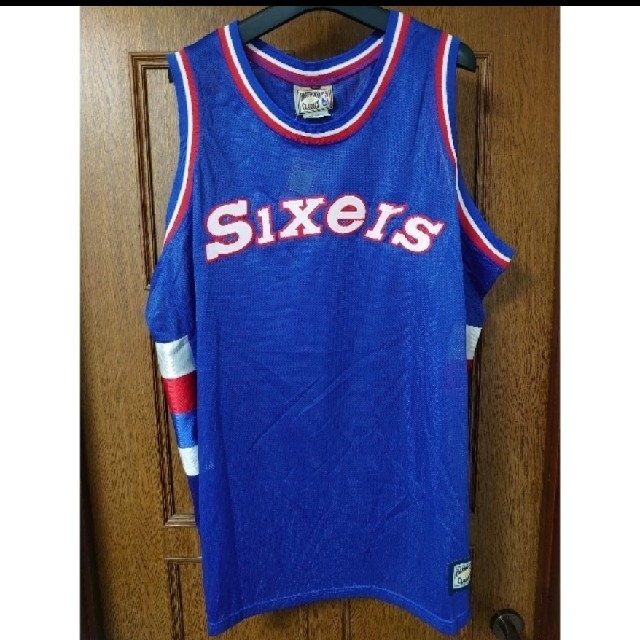 XXL☆希少☆Sixers シクサーズ majestic製 ゲームユニフォーム 人気