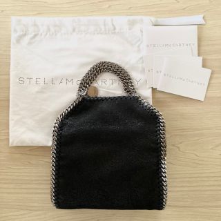 ステラマッカートニー(Stella McCartney)の【美品】ステラマッカートニー  ファラベラ  タイニー  ブラック(ショルダーバッグ)