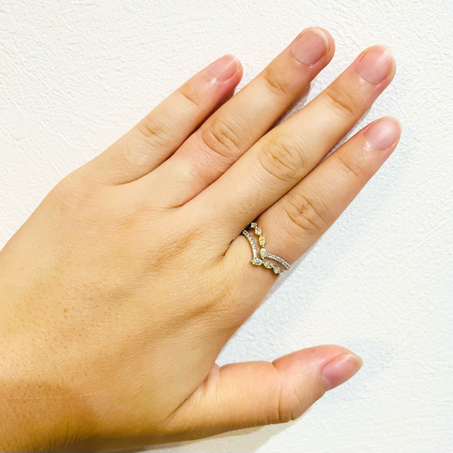 濃いピンク☆天然ピンクダイヤモンドルース PPD:0.065ct レディースのアクセサリー(その他)の商品写真