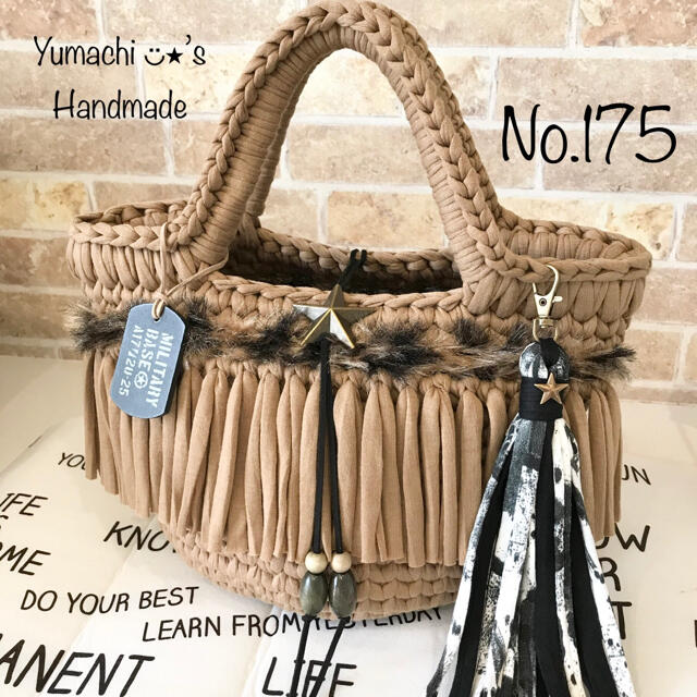 秋冬バッグ✨ズパゲッティファーバッグ 麻ひもバッグ×デニムポケット 秋冬バッグ✨ズパゲッティファーバッグ 麻ひもバッグ×デニムポケット
